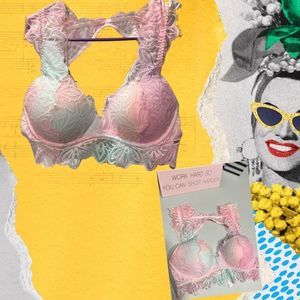 Cotton Candy PINK VS Bralette